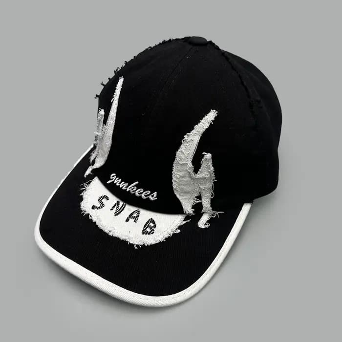 Nouvelles casquettes de baseball Niche Flame à double visière avec lettres brodées, unisexe, protect
