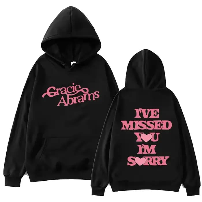 Gracie Converams-Sweat à capuche avec inscription I Miss You I'm Sorry