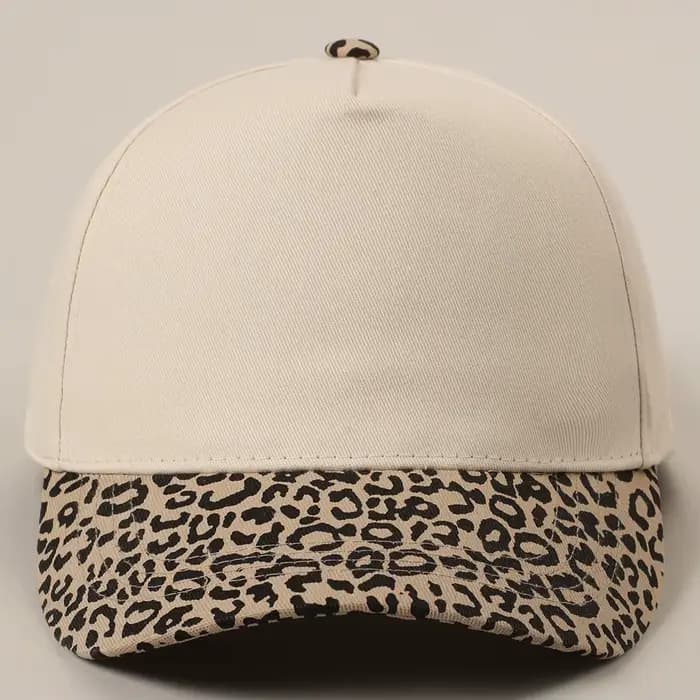 Chapeau de Baseball léopard avec LOGO personnalisé pour femmes