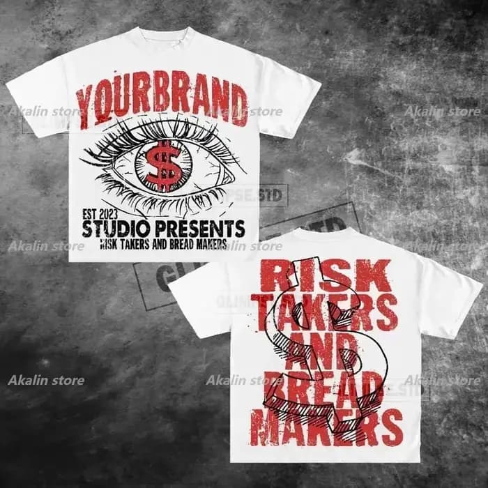 T-shirt graphique de bande ajuster illaz vintage pour hommes