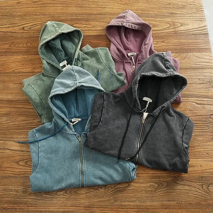 Cardigan à capuche en laine de coton rapcotton pour hommes
