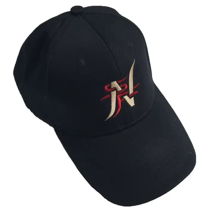 Casquette de Baseball avec broderie noire