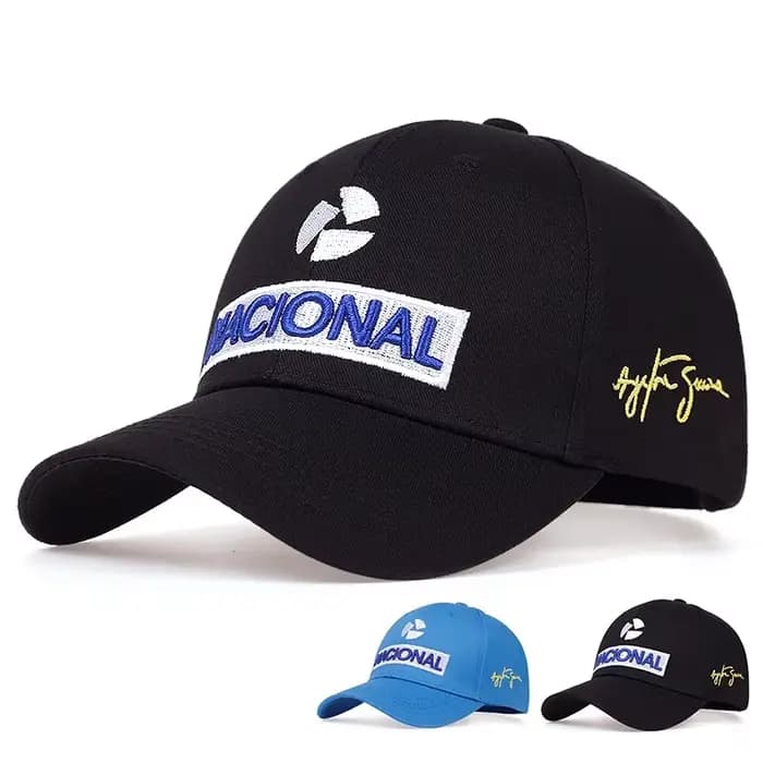 Ayrton Senna Racer – chapeau brodé avec lettres de mode