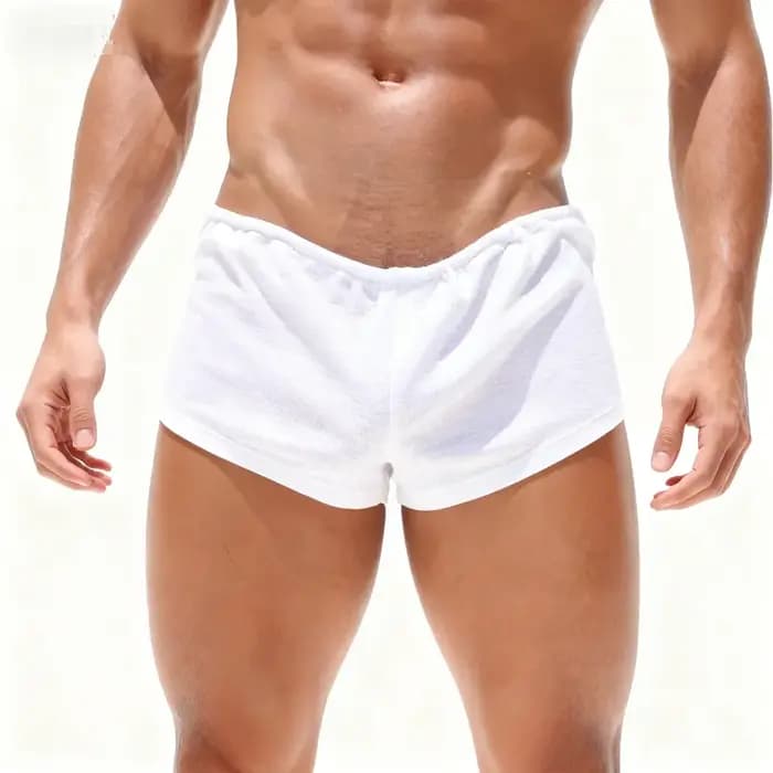 【Expédition rapide】Shorts en pur coton pour hommes de haute qualité, doux et confortables, Design ex