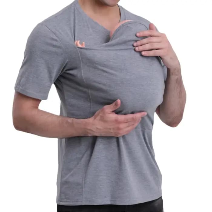 T-shirt multifonctionnel en coton pur épaissi