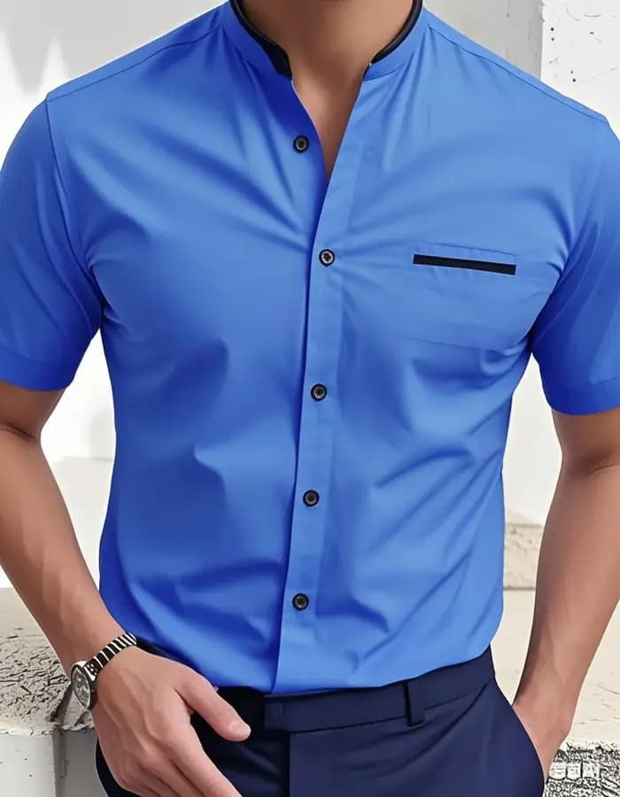 Chemise Homme Neuf Couleurs Imprimée en 3D