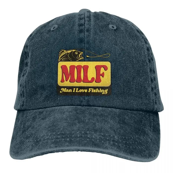 MILF homme j'aime la pêche casquette de Baseball hommes chapeaux femmes visière Protection Snapback Art casquettes