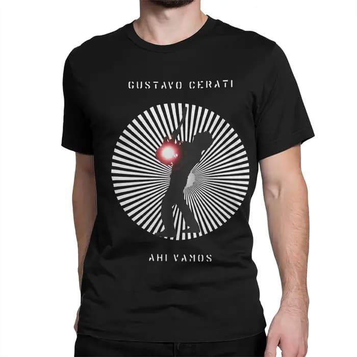 Gustavo Cerati Tour 2025 Album T-Shirt été coton t-shirts pour hommes Hip Hop T-Shirt décontracté chemise manches courtes haut t-shirts