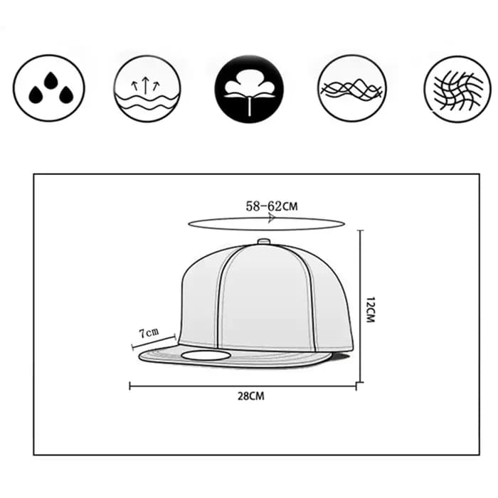 Casquettes Snapback Marque CHARLOTTE CAP Bleu Hip Hop Garçon Basketball Sport Casquette