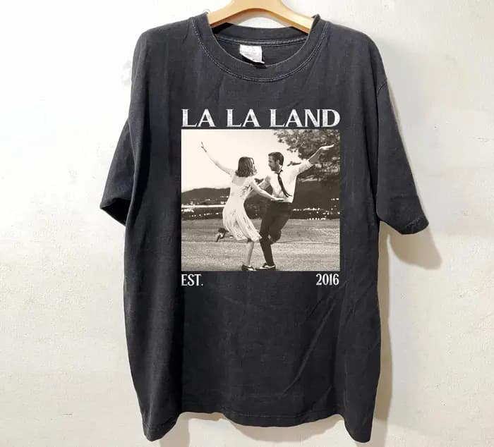 T-shirt à thème cinématographique inspiré de « La La Land »
