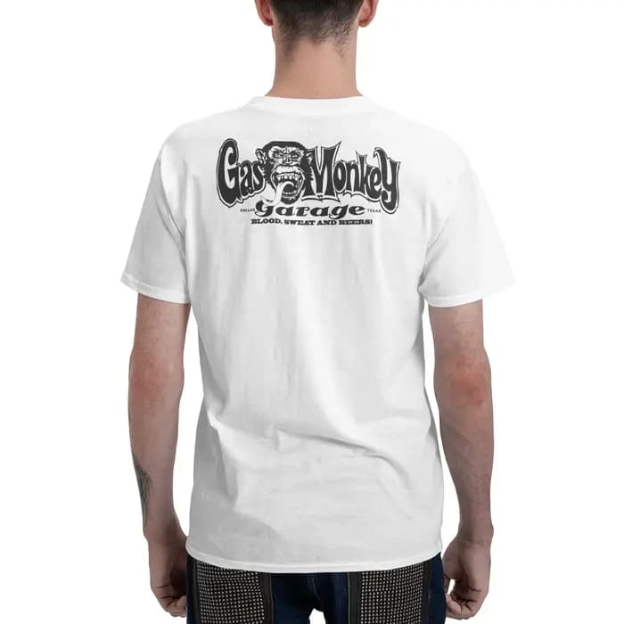 Hommes T-Shirt gaz singes Garage graphique t-shirts populaire