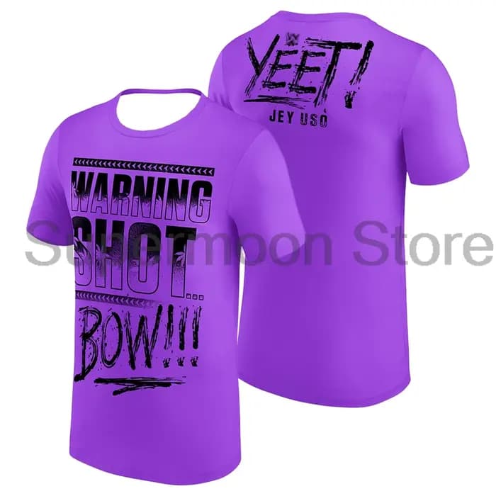 T-shirt Jey Uso Warning Shot à col ras du cou