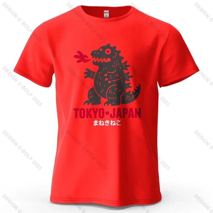 T-shirt pour homme imprimé dinosaure de Tokyo 2026