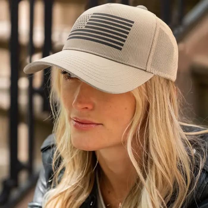 Casquette de baseball drapeau américain 2025 - Chapeau respirant en maille patriotique avec sangle arrière réglable
