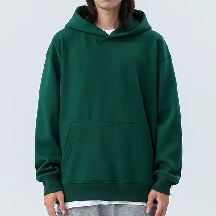 16.9oz 480gsm coton lourd Plus velours pull à capuche hommes épaissi serré polaire