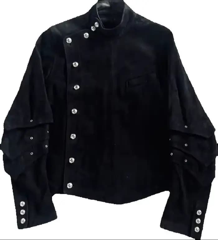 Veste noire pour homme style streetwear