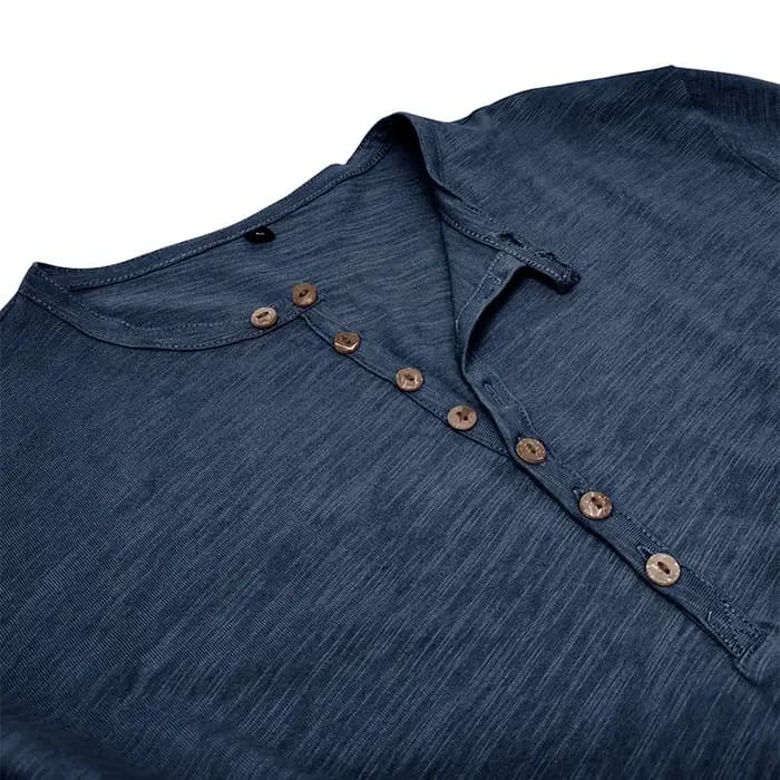 Henley – chemise à manches longues pour hommes