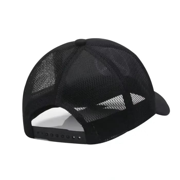 Casquette de baseball réglable en cuir et maille
