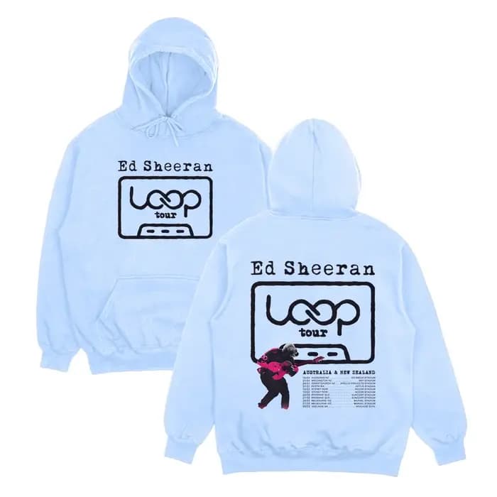 Ed Sheeran LOOP Tour sweats à capuche Hip Hop graphique vêtements Streetwear nouvelle mode unisexe femmes hommes pulls