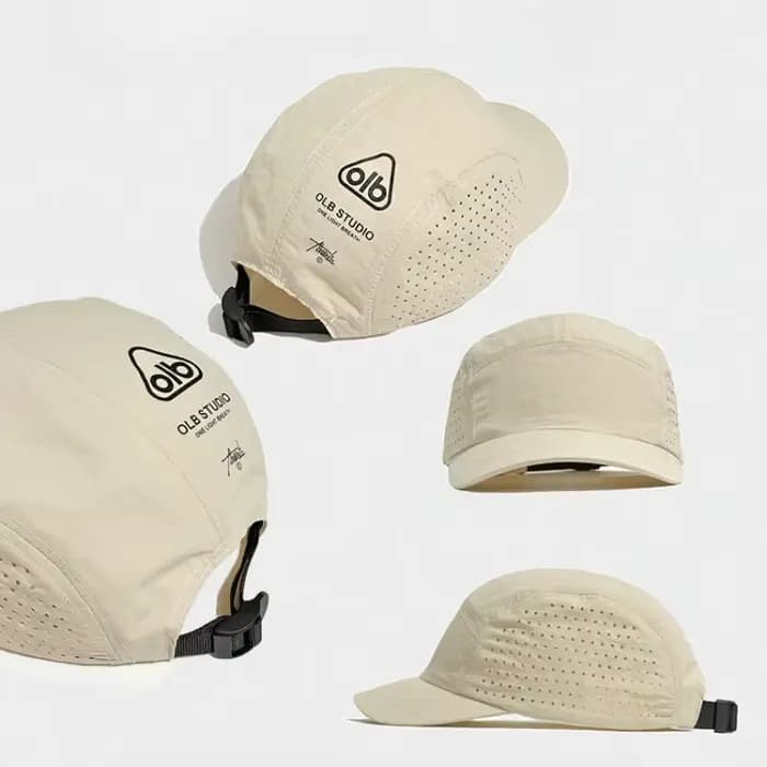 Casquette de baseball en maille à séchage rapide à bord court – Pare-soleil léger et respirant avec protection UV