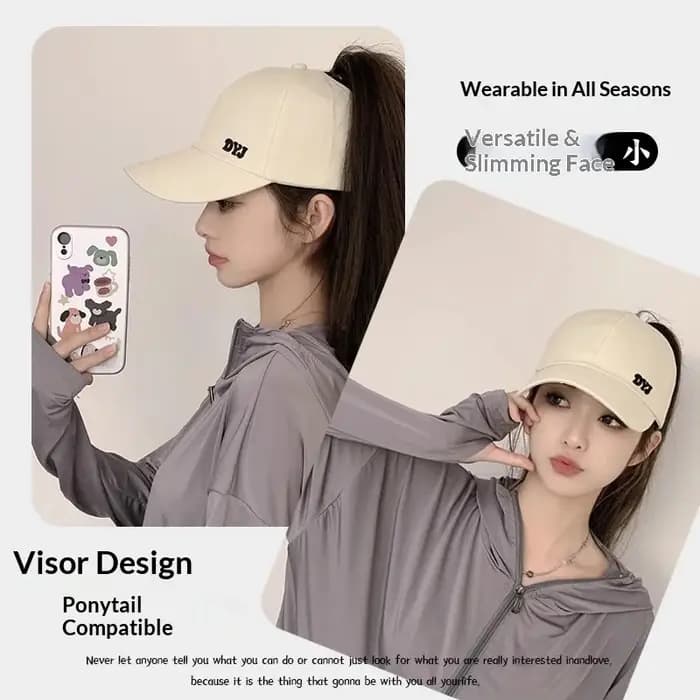 1 casquette de baseball d'été pour femme