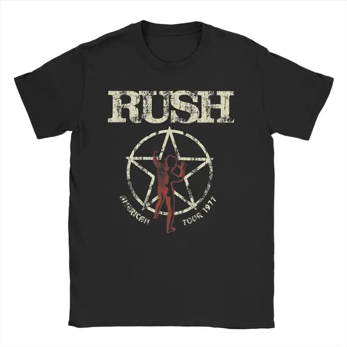 T-shirt de groupe Roll Never Walk Alone Rush 2112 pour hommes et femmes