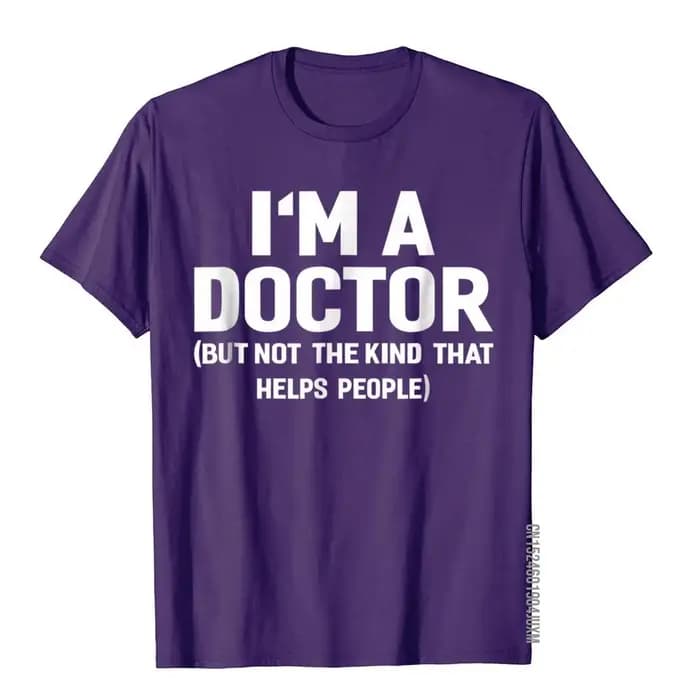 T-shirt "je suis un médecin"