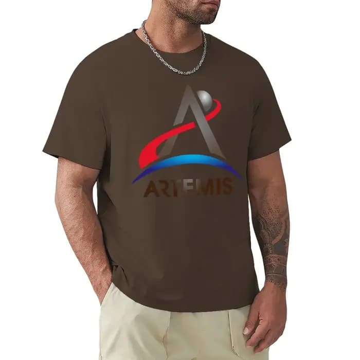 T-shirt motif anime Artemis pour homme, vêtement sublime à la mode, programme