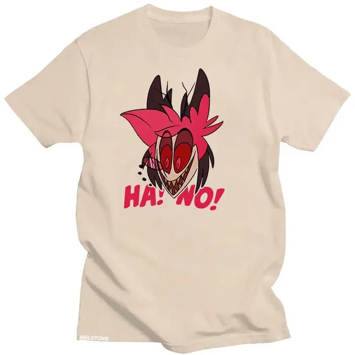 T-shirt en coton imprimé dessin animé Angel Dust