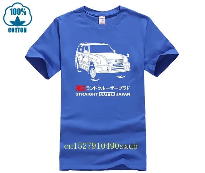 T-shirt Land Cruiser Prado J95W '99-'02 décontracté col rond ample été