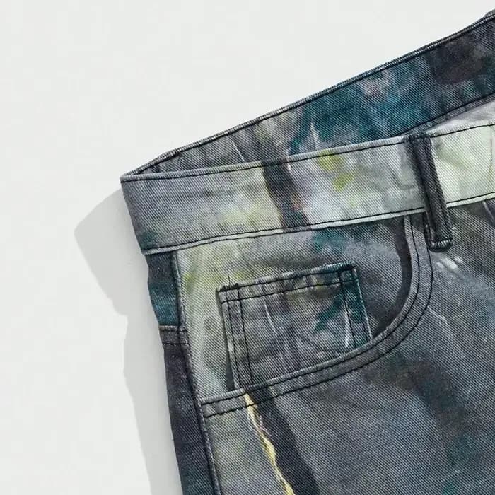 Motif numérique 3D à la mode pour hommes de rue européenne et américaine imprimé