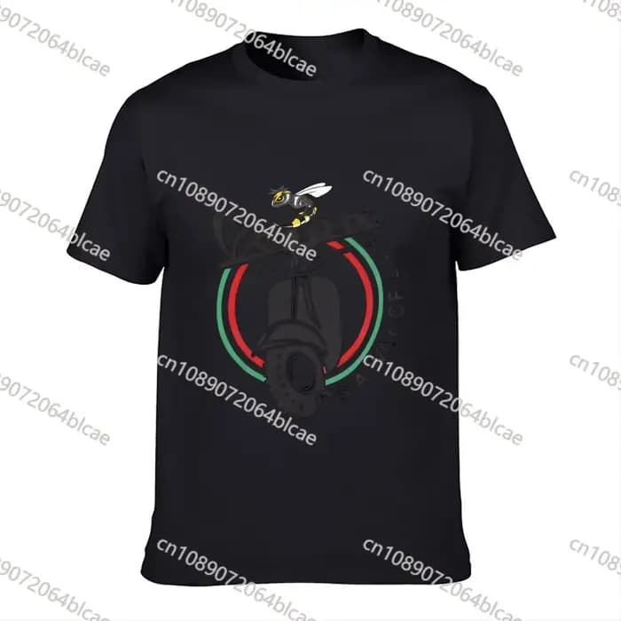 V-Vespas moto Logo t-shirt Harajuku T-Shirts à manches courtes Y2K rétro t-shirt été coton col rond
