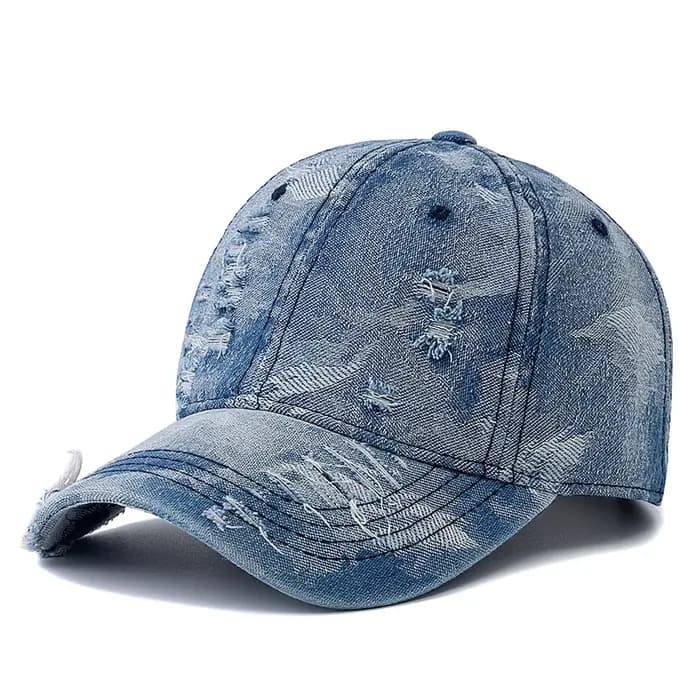 Casquette de Baseball unisexe, Style camouflage, haute qualité, Design de trous, en Denim, pour hommes et femmes, pour Camping en plein air, randonnée, offre spéciale