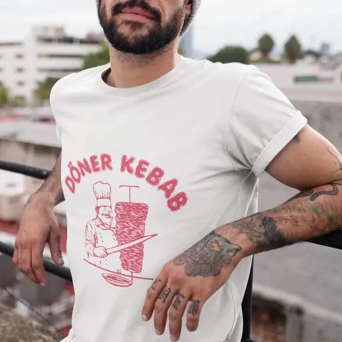 Döner – chemises à conception de Kebab pour hommes et femmes