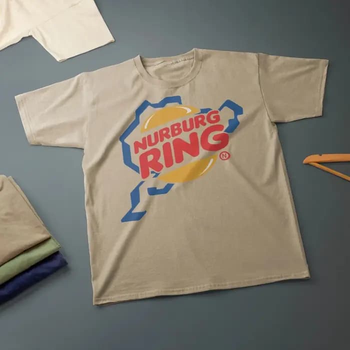 T-Shirt Nurburgring Burger pour motards