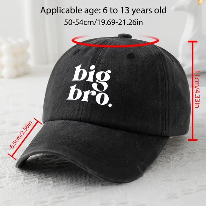 Casquette de baseball unisexe classique délavée style vintage pour garçons et filles de 6 à 12 ans