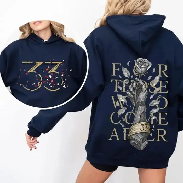 Sweat-shirt à capuche Game Tribute Apparel Expedition 33 pour ceux qui viennent après