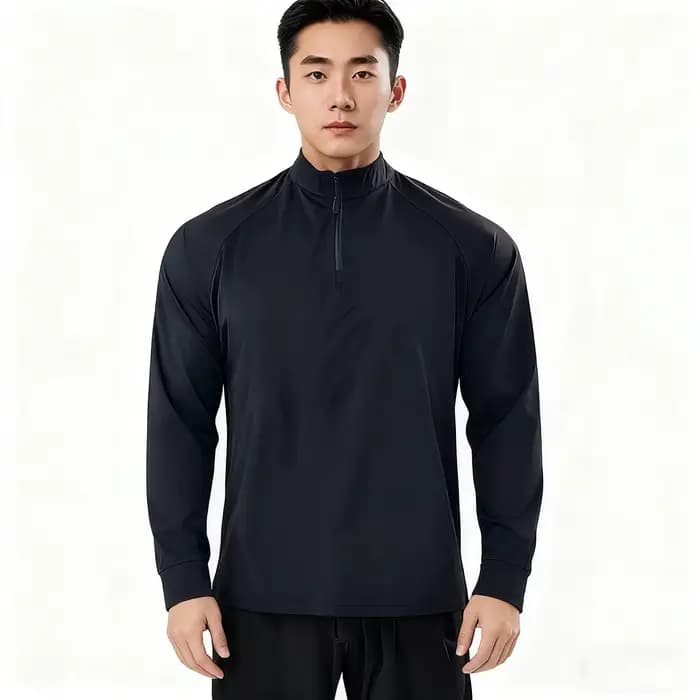 T-Shirt à manches longues pour hommes, nouveau sport, course à pied, Fitness, extensible, séchage ra