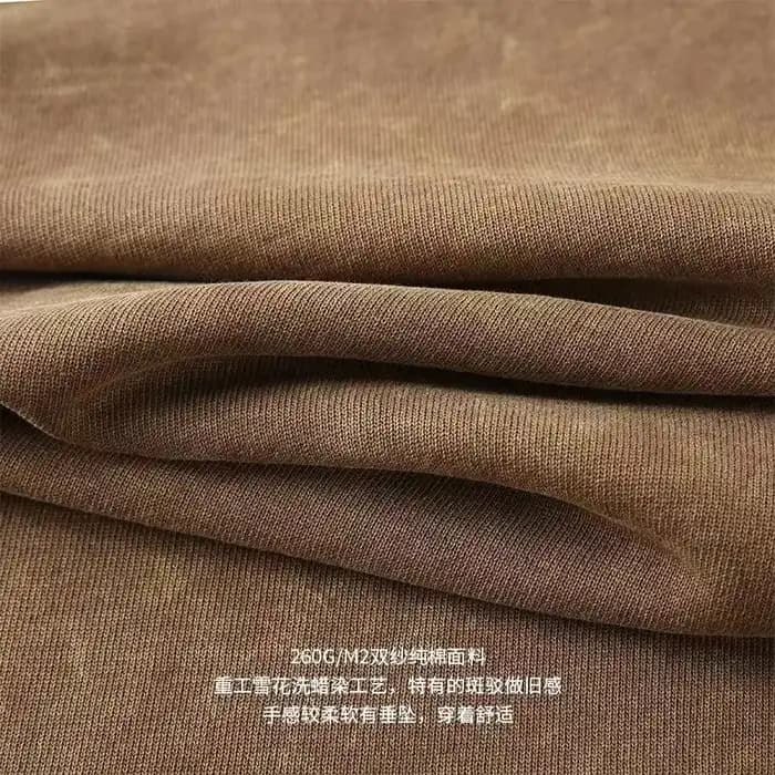 Sweat-shirt à capuche épais délavé pour hommes et femmes