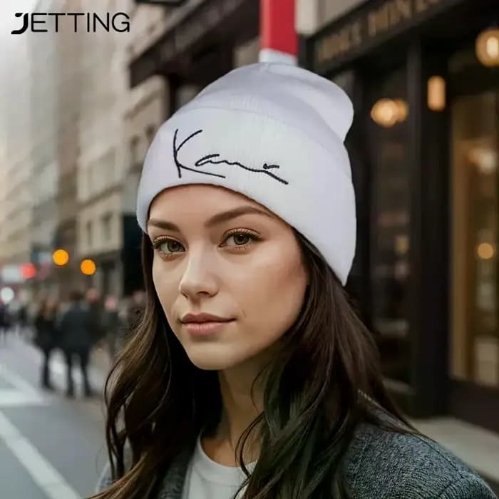 Karl Kani – chapeau tricoté avec lettres rétro brodées pour hommes et femmes