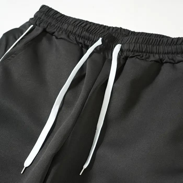 Pantalons de survêtement de fitness pour hommes, pantalons de sport décontractés, pantalons droits à cordon de serrage, pantalons de jogging fins pour le printemps et l'été, pantalons de rue