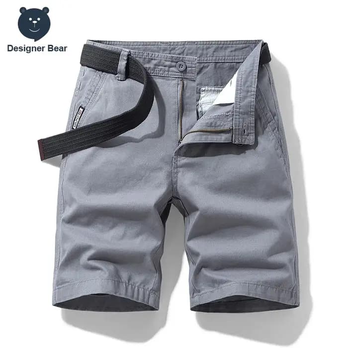 Shorts Cargo Baggy Homme 2026 de Marque – Bermuda de Travail Multi-Poches en Coton pour l'Été