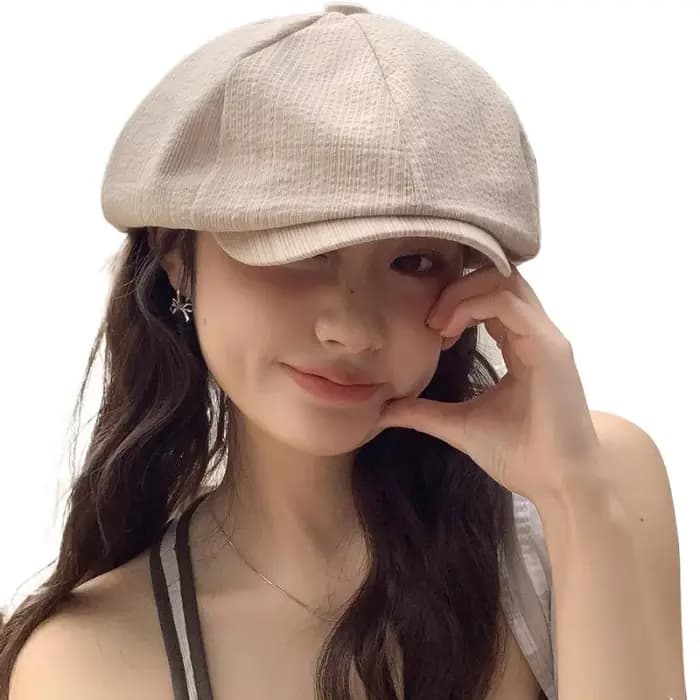 Harajuku Vintage casquettes Golf conduite soleil plat Cabbie casquette Peaky Blinder chapeaux pour femmes été printemps automne nuages béret Gorras