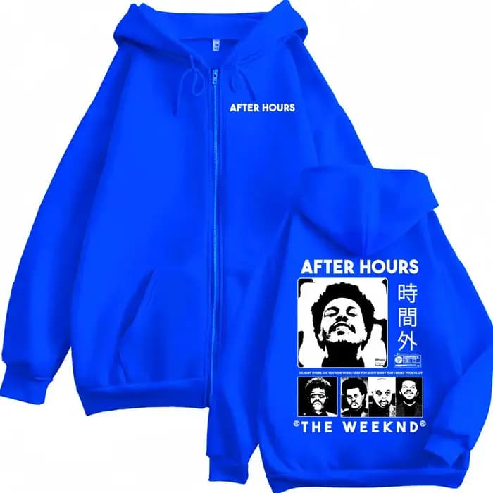The Weeknd After Hours Til Dawn – sweat-shirt à capuche avec fermeture éclair pour hommes et femmes