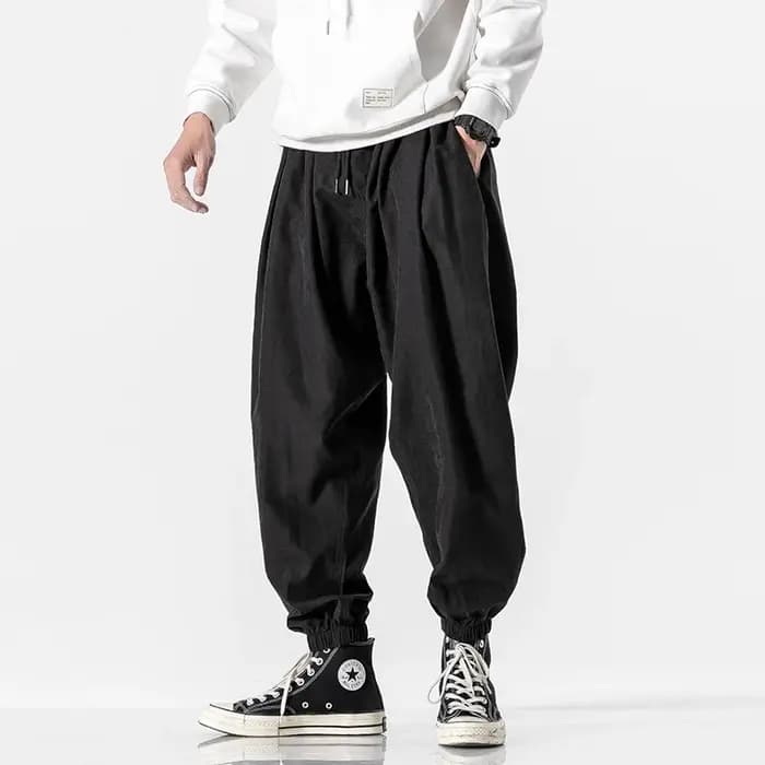 Pantalon de jogging homme tendance Hip Hop Streetwear 2026 – Survêtement décontracté oversize style coréen