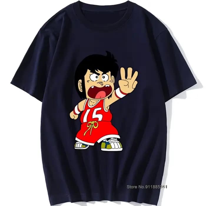 T-shirt drôle pour hommes Gigi La Top Basket surdimensionné dessin animé années 80 90 unisexe nouvelle mode