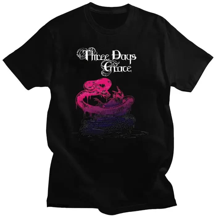 T-shirt imprimé graphique Three DenciGrace pour hommes et femmes