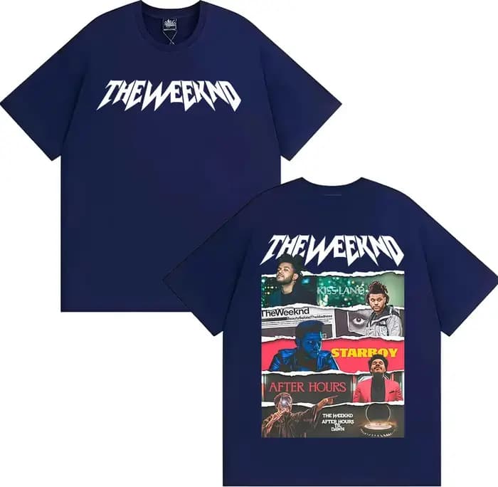 T-shirts The Weeknd After Hours Til Dawn 2026 Tour pour hommes et femmes
