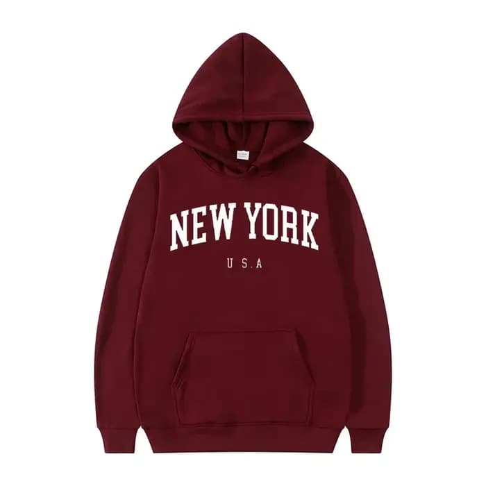 Hommes femmes New York états-unis ville sweats à capuche mode lettre imprimé graphique sweats ample décontracté Harajuku pull à capuche vêtements de sport