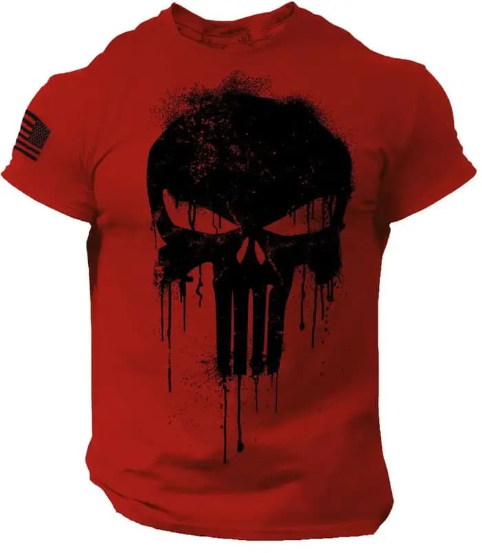 T-shirt pour homme, imprimé 3D